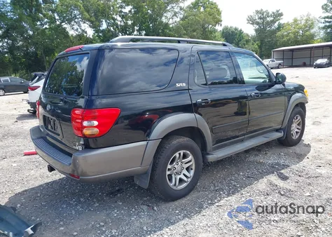 2004 Toyota Sequoia Sr5 V8 z USA, uszkodzony, nr VIN 5TDZT34A54S233684
